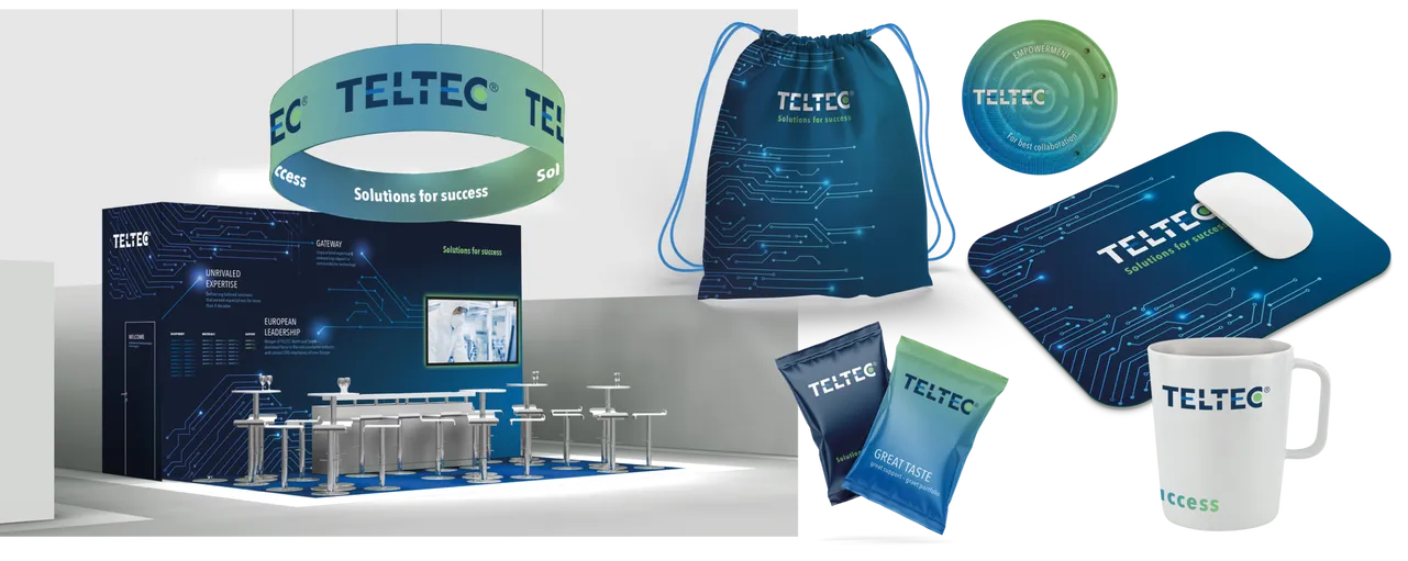 Messestand & Giveaways als Kick-off der Repositionierung